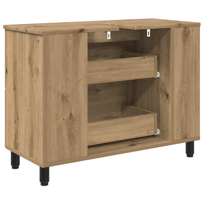 Bathroom Vanity Unit Artisan Oak 80 x 35 x 60 cm