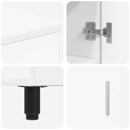 Bathroom Vanity Unit White 60 x 35 x 60 cm Engineered Wood