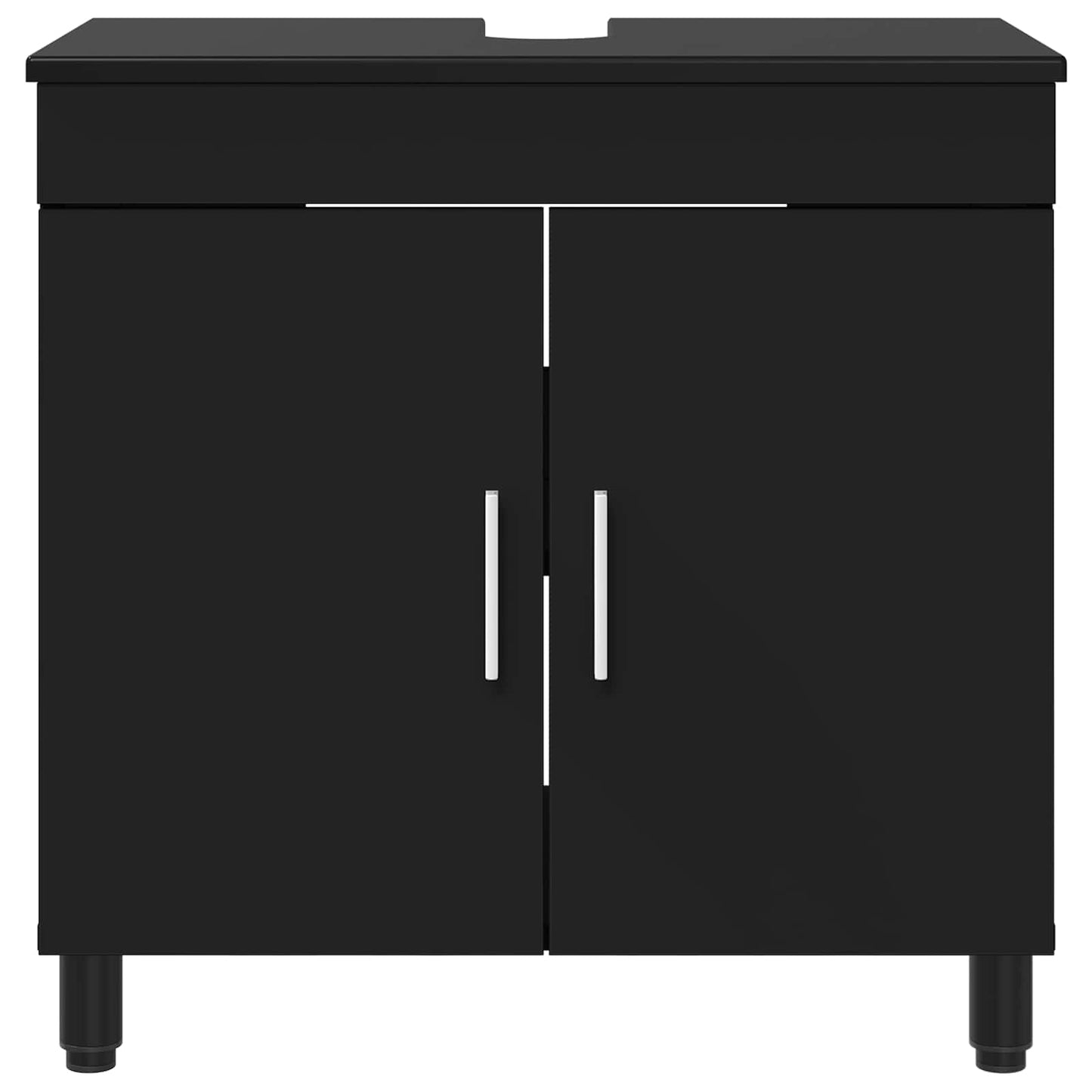 Bathroom Vanity Unit Black 60 x 35 x 60 cm Engineered Wood