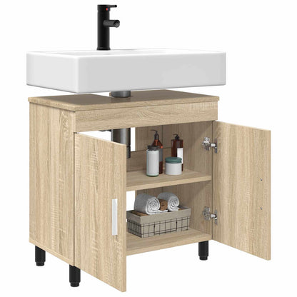 Bathroom Vanity Unit Sonoma Oak 60 x 35 x 60 cm Engineered Wood