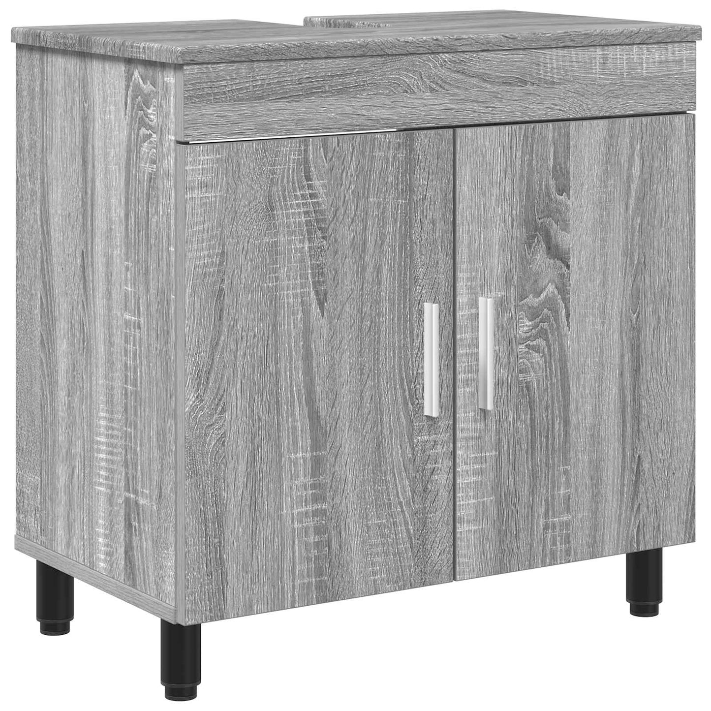 Bathroom Vanity Unit Grey Sonoma 60 x 35 x 60 cm