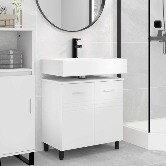 Bathroom Vanity Unit White 60 x 35 x 60 cm Engineered Wood