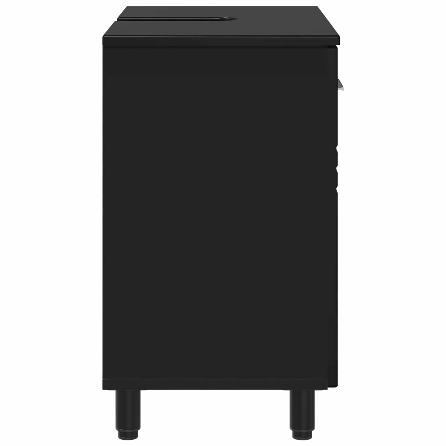 Bathroom Vanity Unit Black 60 x 35 x 60 cm Engineered Wood