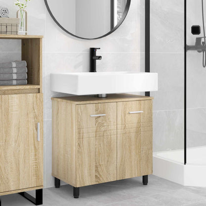 Bathroom Vanity Unit Sonoma Oak 60 x 35 x 60 cm Engineered Wood