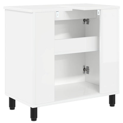 Bathroom Vanity Unit High Gloss White 60 x 35 x 60 cm