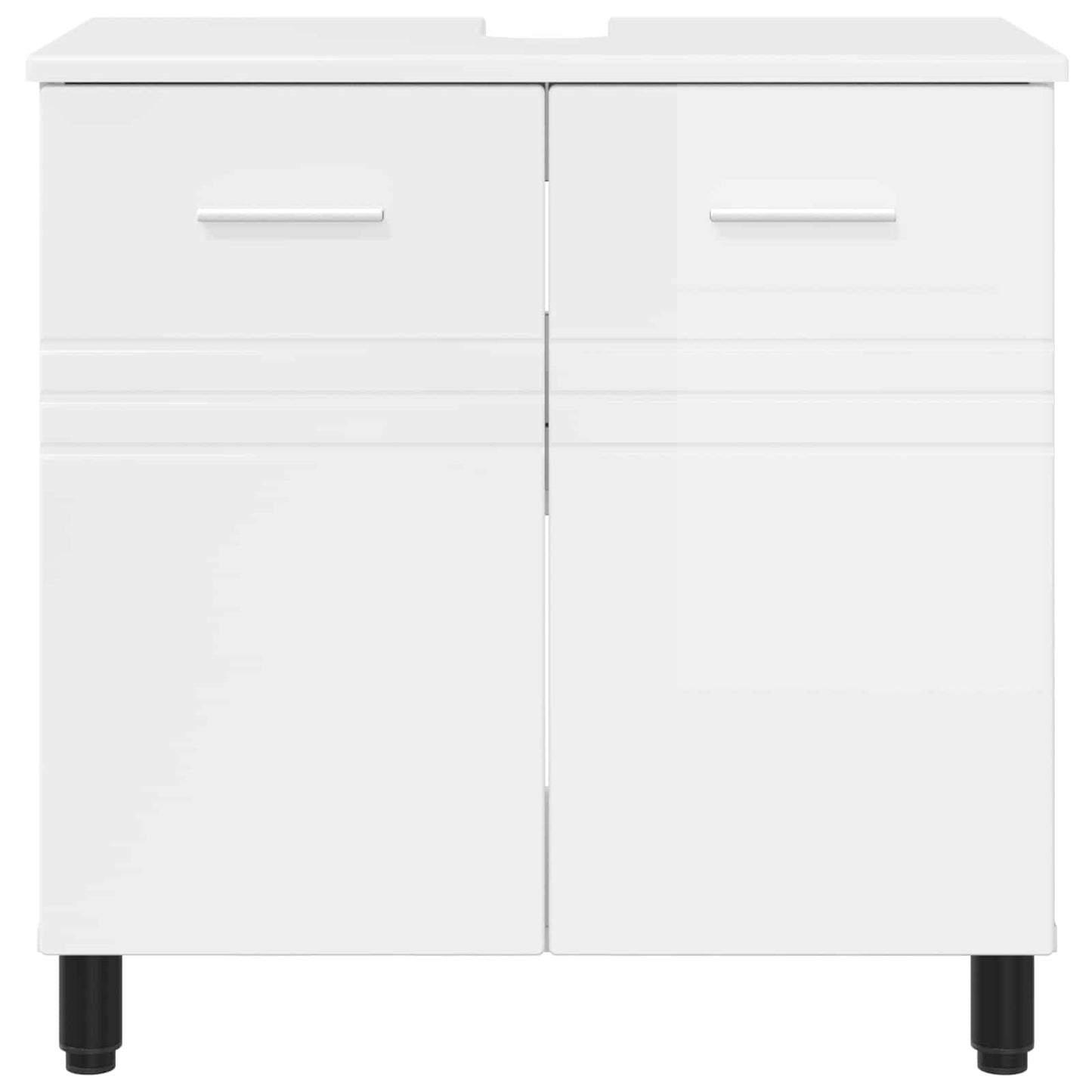 Bathroom Vanity Unit High Gloss White 60 x 35 x 60 cm