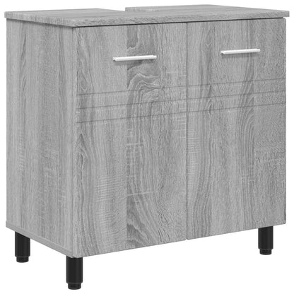 Bathroom Vanity Unit Grey Sonoma 60 x 35 x 60 cm