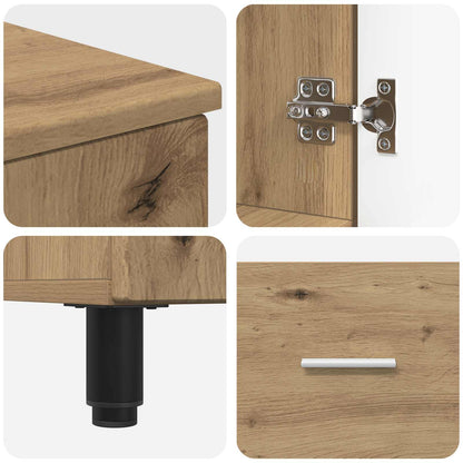 Bathroom Vanity Unit Artisan Oak 60 x 35 x 60 cm