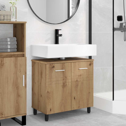 Bathroom Vanity Unit Artisan Oak 60 x 35 x 60 cm