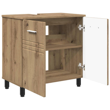 Bathroom Vanity Unit Artisan Oak 60 x 35 x 60 cm