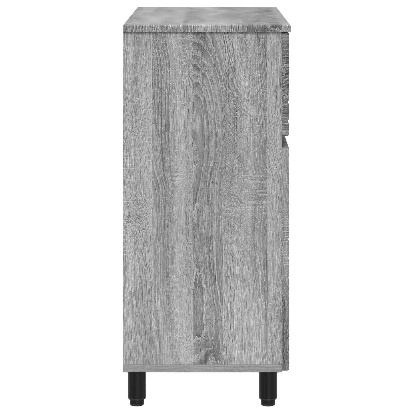 Bathroom Vanity Unit Grey Sonoma 60 x 35 x 80 cm