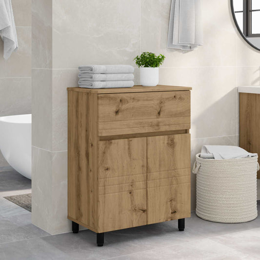 Bathroom Vanity Unit Artisan Oak 60 x 35 x 80 cm