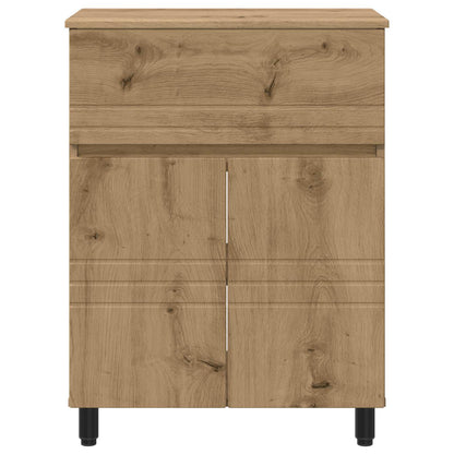 Bathroom Vanity Unit Artisan Oak 60 x 35 x 80 cm