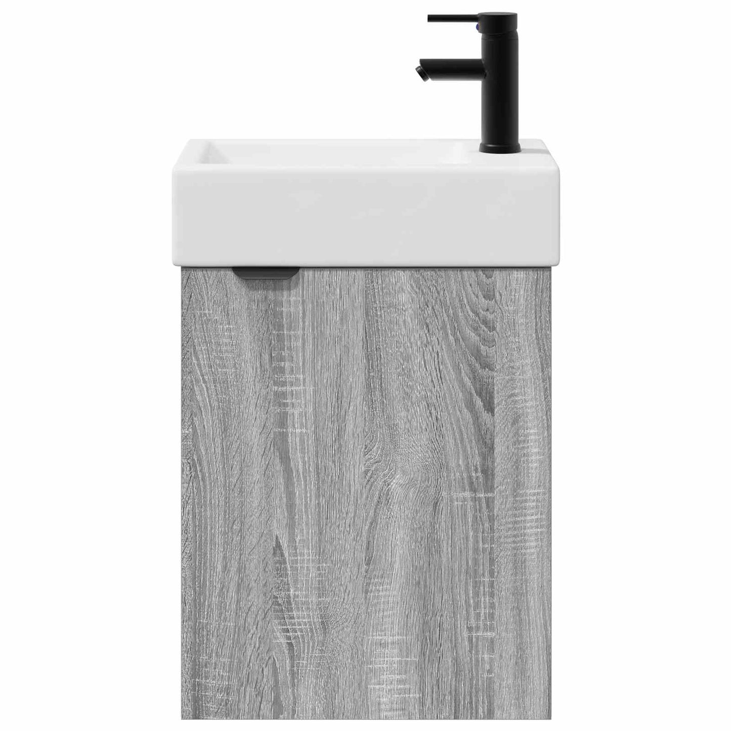 Bathroom Vanity Unit with Tap Grey Sonoma 45.5 x 22.5 x 84 cm