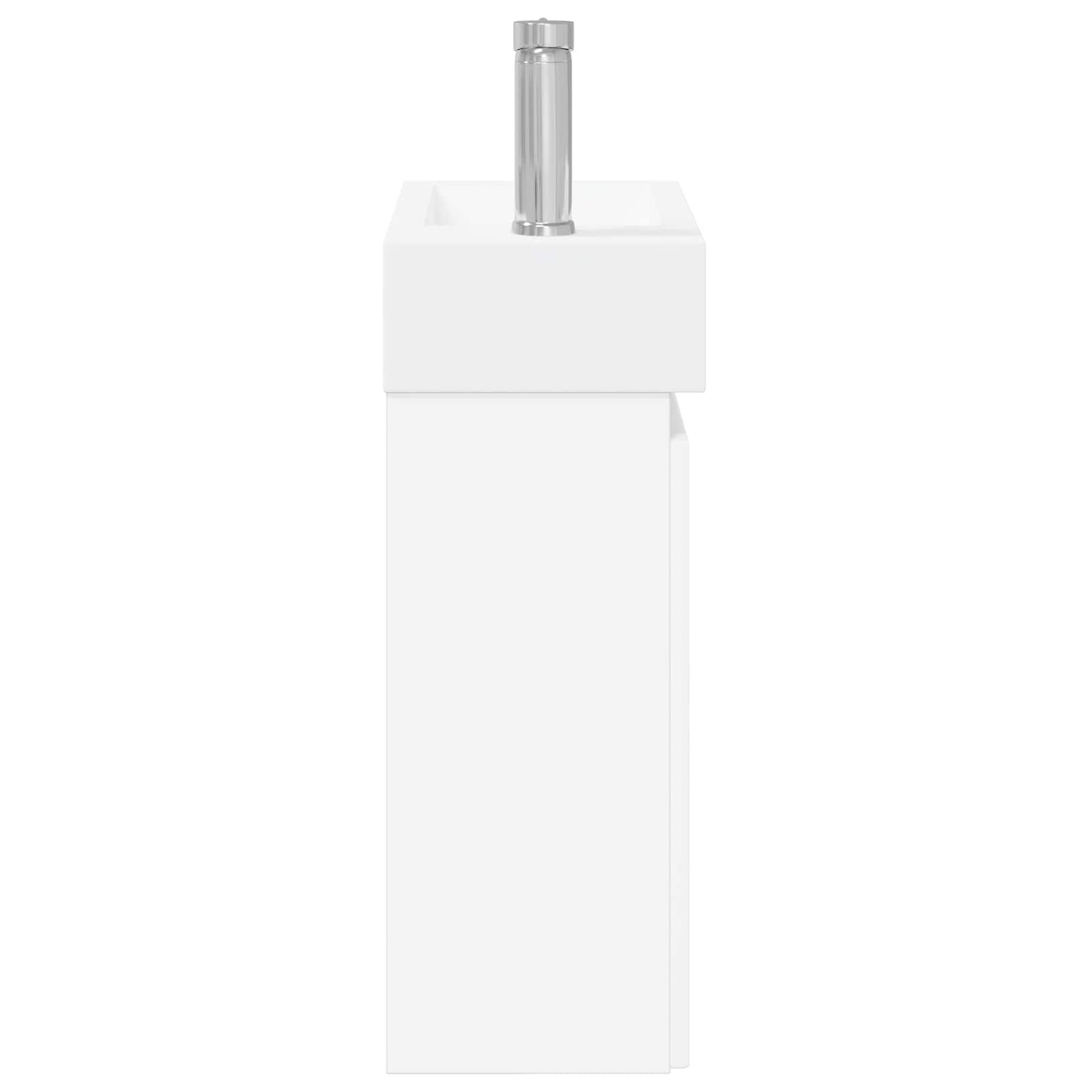 Bathroom Vanity Unit with Tap White 45.5 x 22.5 x 84 cm