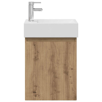 Bathroom Vanity Unit with Tap Artisan Oak 45.5 x 22.5 x 84 cm