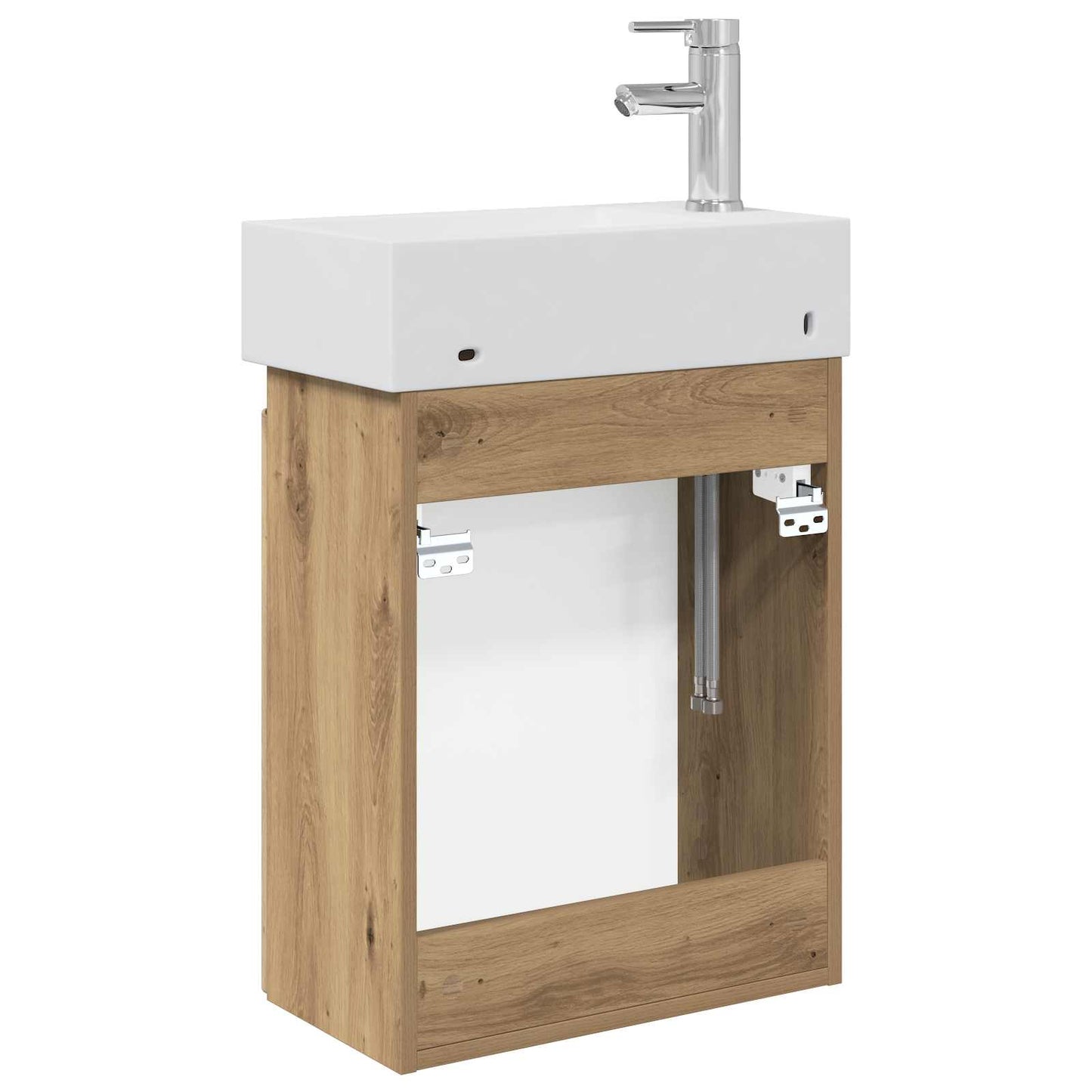 Bathroom Vanity Unit with Tap Artisan Oak 45.5 x 22.5 x 84 cm