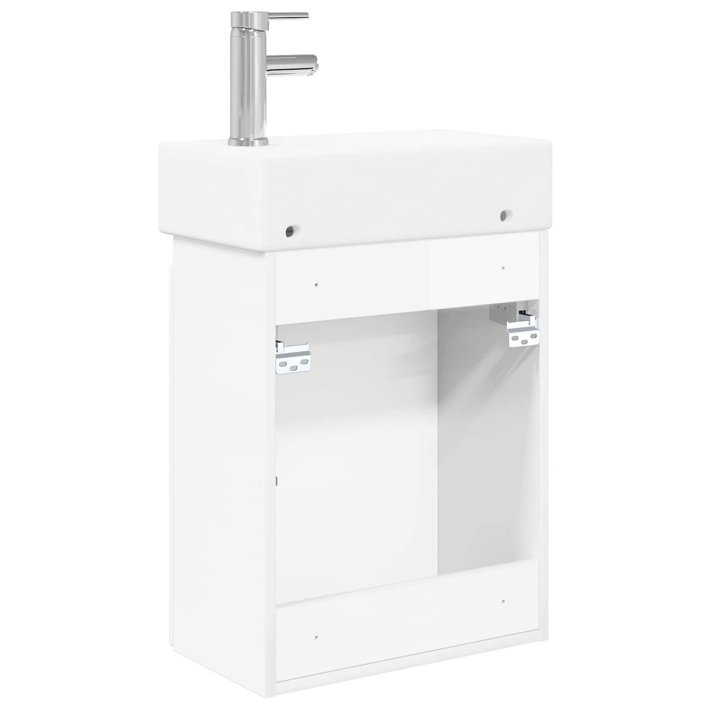 Bathroom Vanity Unit with Tap High Gloss White