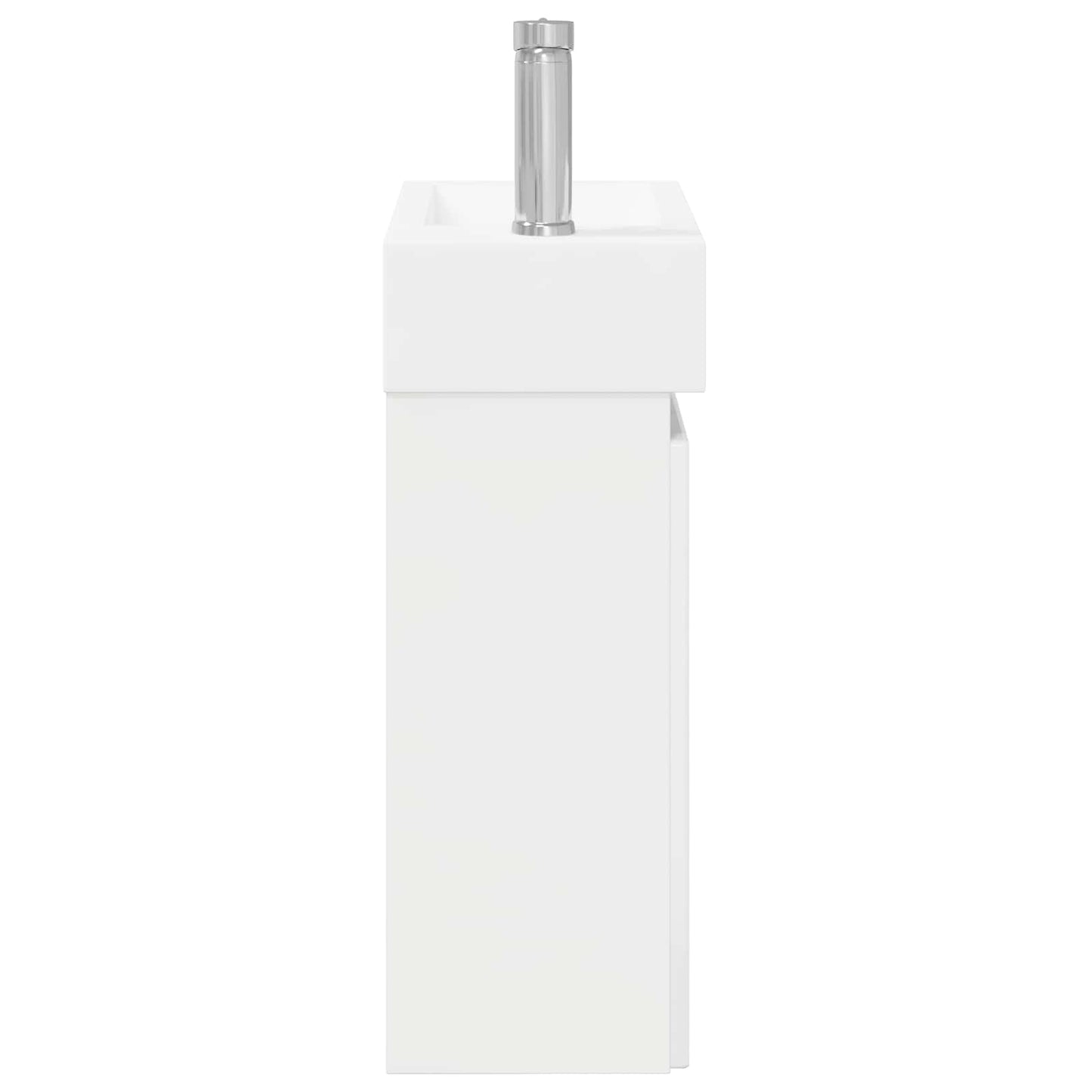 Bathroom Vanity Unit with Tap High Gloss White