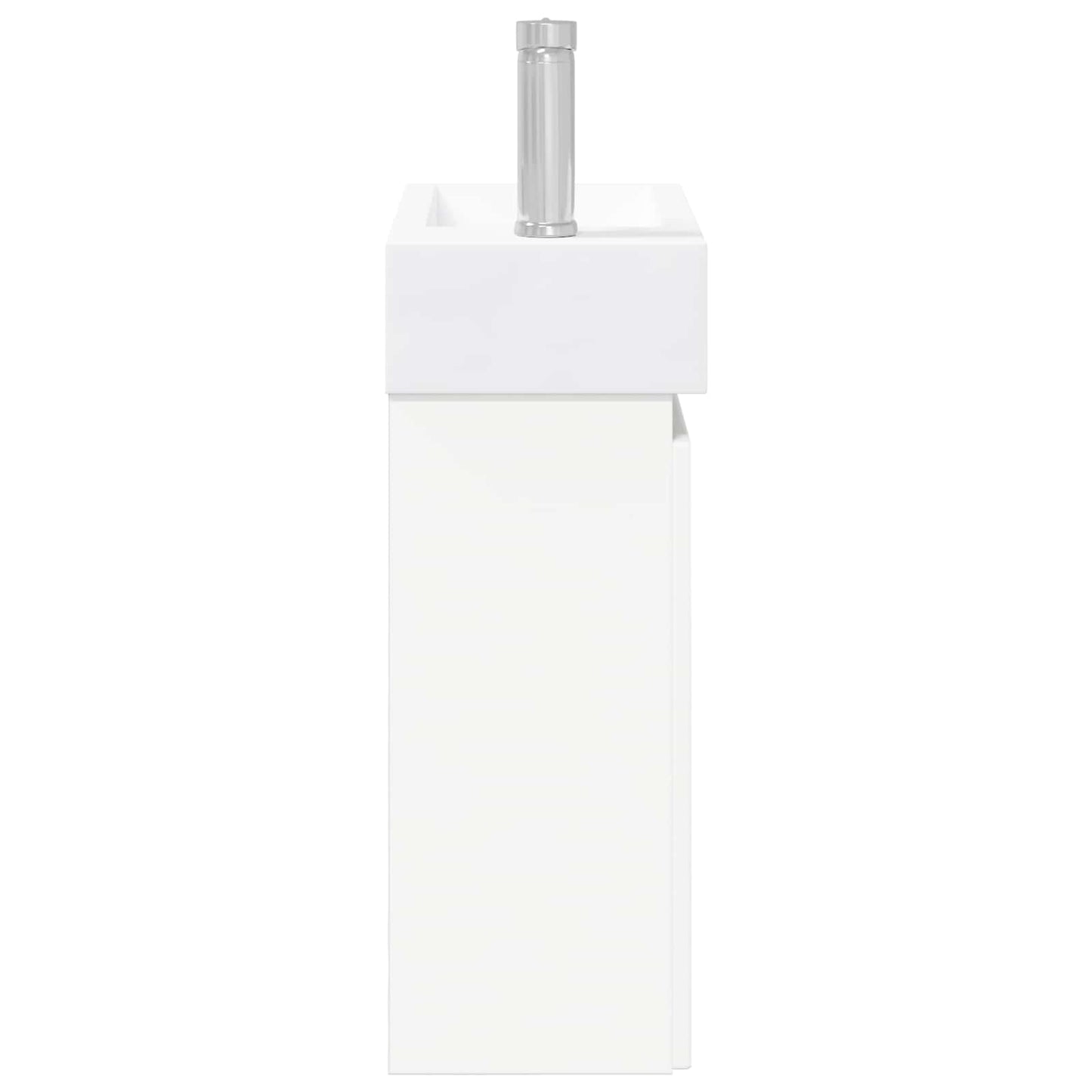 Bathroom Vanity Unit with Tap White 45.5 x 22.5 x 84 cm