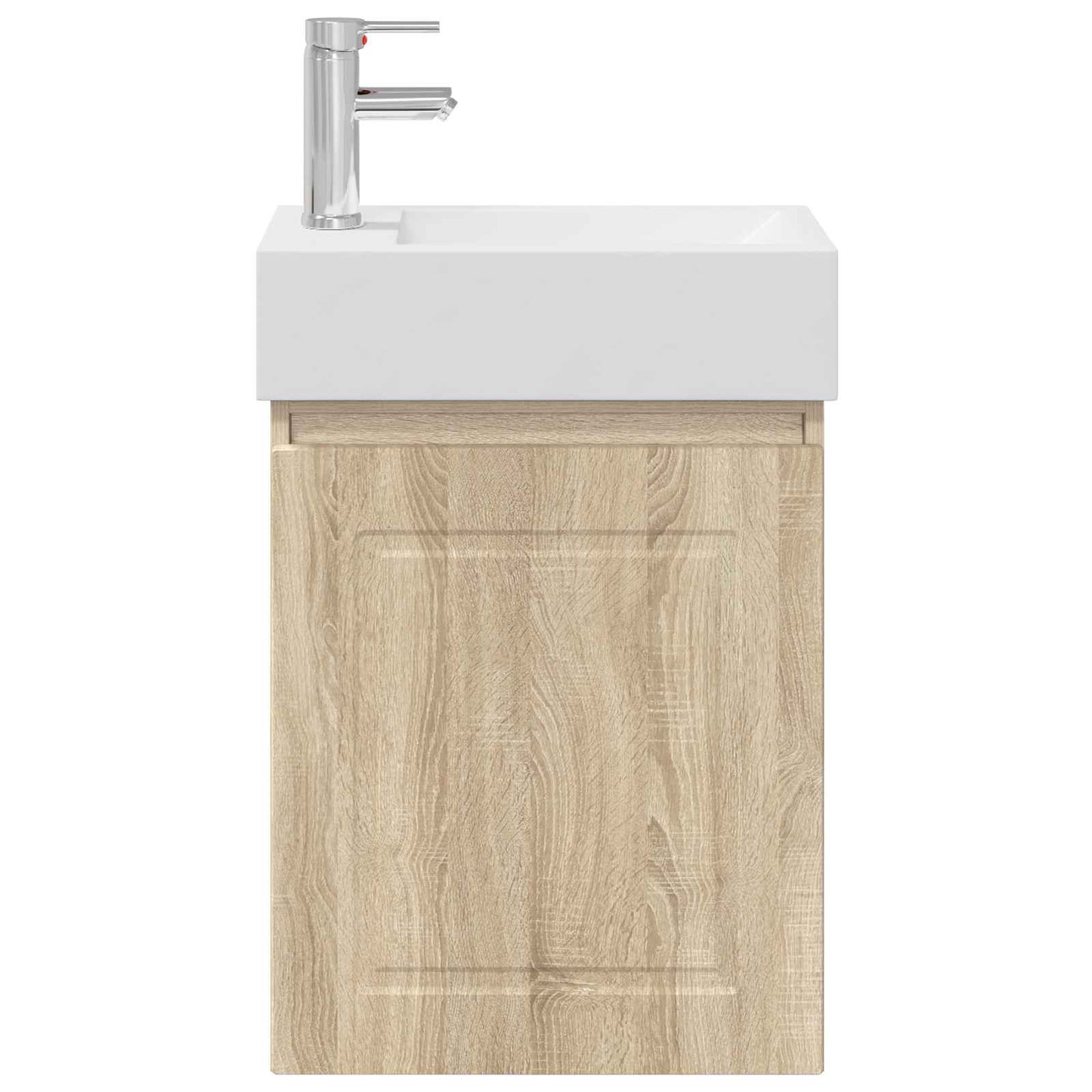 Bathroom Vanity Unit with Tap Sonoma Oak 45.5 x 22.5 x 84 cm