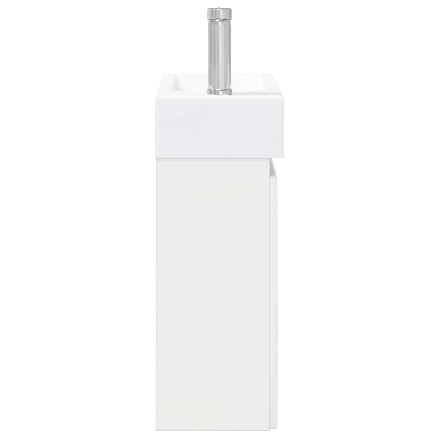 Bathroom Vanity Unit with Tap High Gloss White