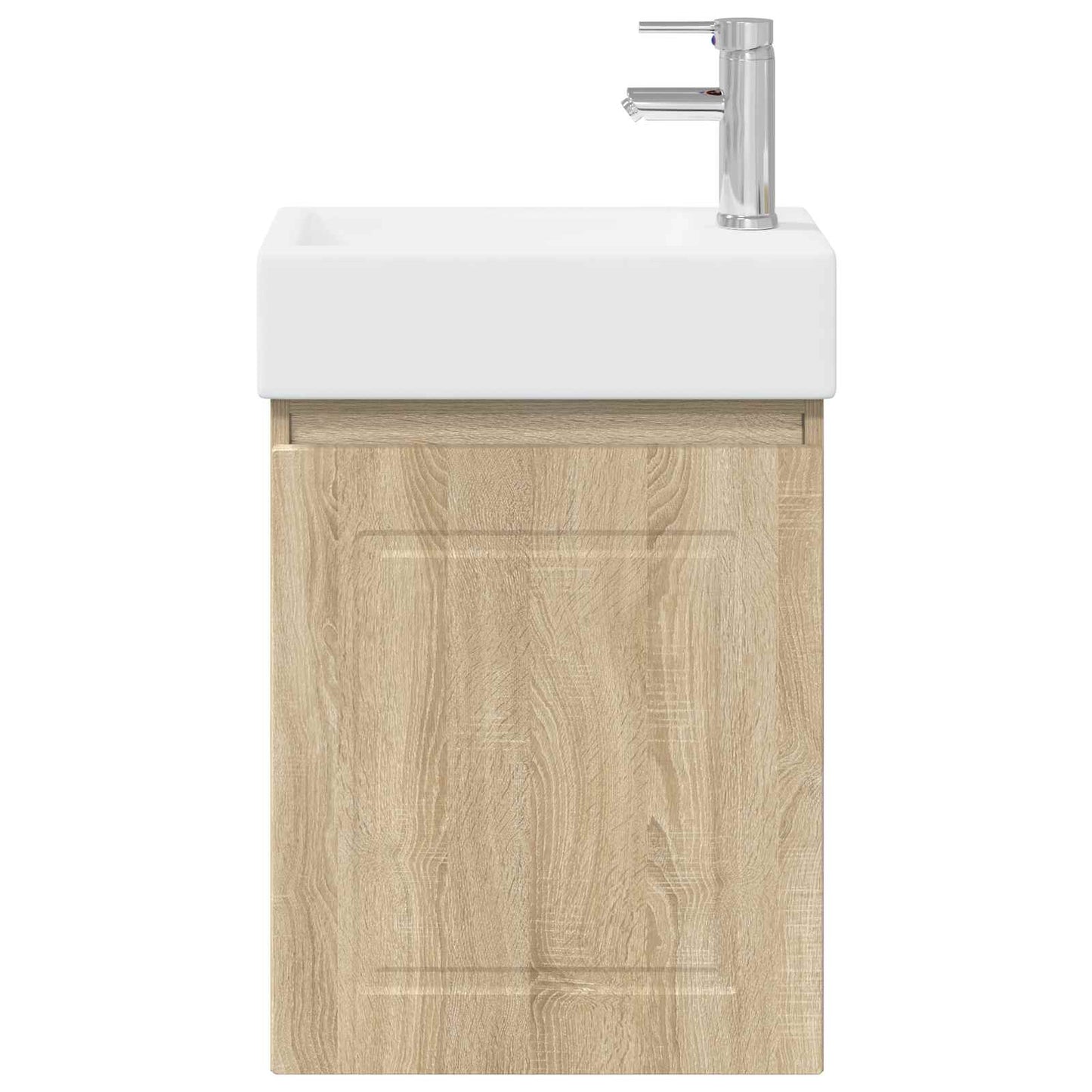 Bathroom Vanity Unit with Tap Sonoma Oak 45.5 x 22.5 x 84 cm