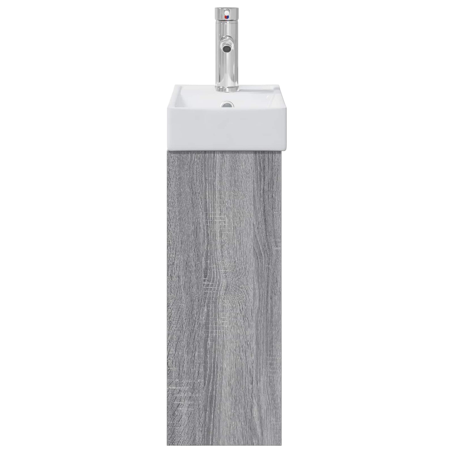 Bathroom Vanity Unit with Tap Grey Sonoma 40.5 x 22.5 x 62 cm
