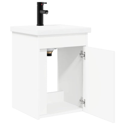 Bathroom Vanity Unit with Tap White 42 x 40 x 74.5 cm