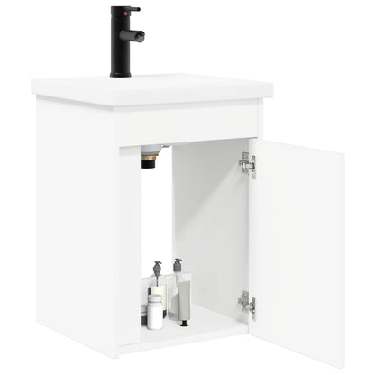 Bathroom Vanity Unit with Tap White 42 x 40 x 74.5 cm