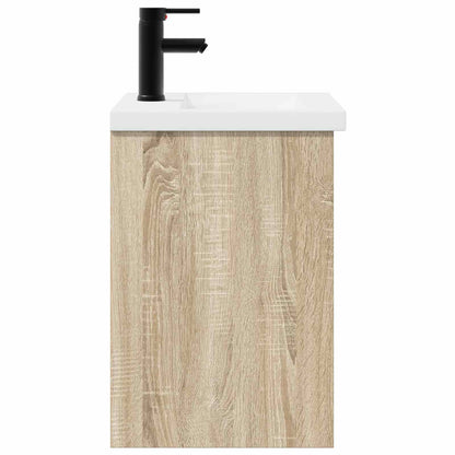 Bathroom Vanity Unit with Tap Sonoma Oak 42 x 40 x 74.5 cm