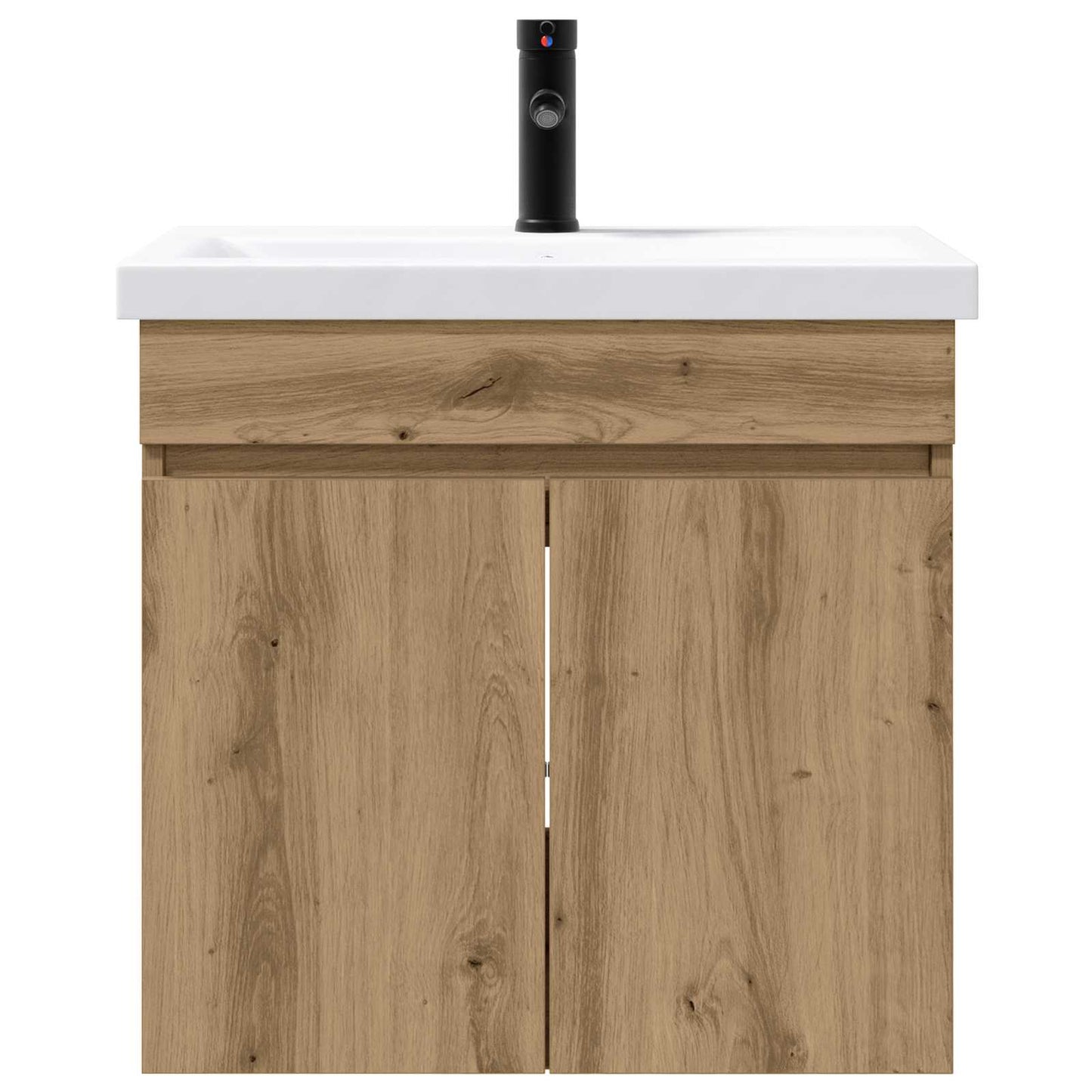 Bathroom Vanity Unit with Tap Artisan Oak 61 x 40 x 74.5 cm