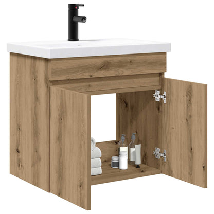 Bathroom Vanity Unit with Tap Artisan Oak 61 x 40 x 74.5 cm
