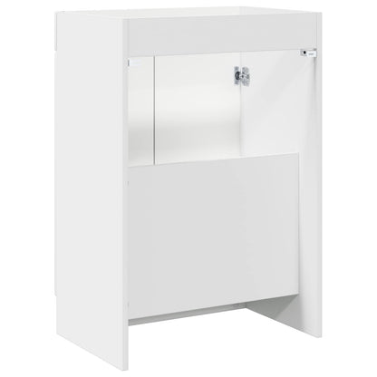 Bathroom under Sink Cabinet White 56 x 37.5 x 81 cm