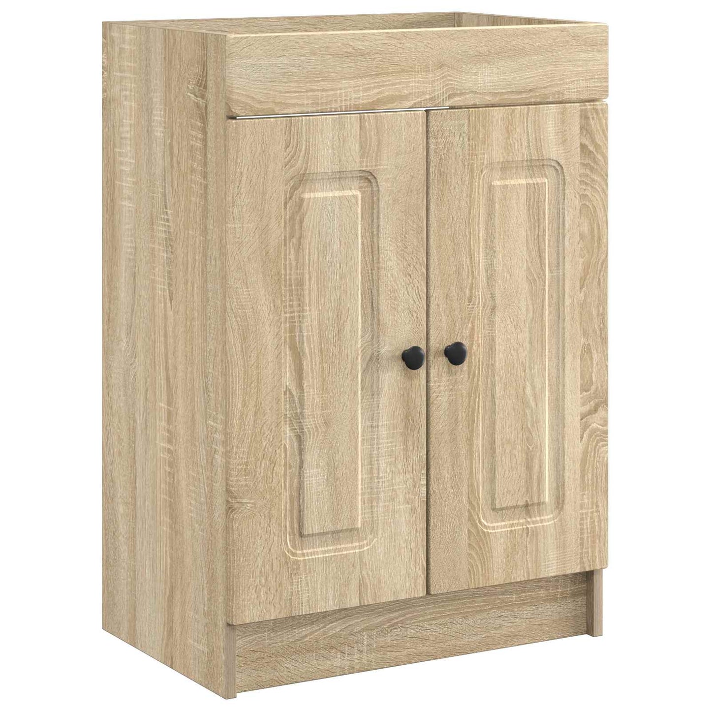 Bathroom under Sink Cabinet Sonoma Oak 56 x 37.5 x 81 cm