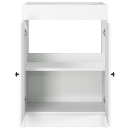Bathroom under Sink Cabinet White 78.5 x 37.5 x 81 cm