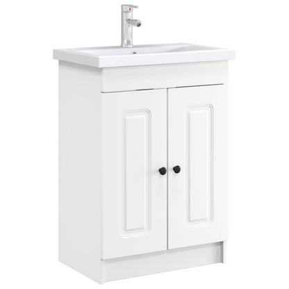Bathroom under Sink Cabinet White 78.5 x 37.5 x 81 cm