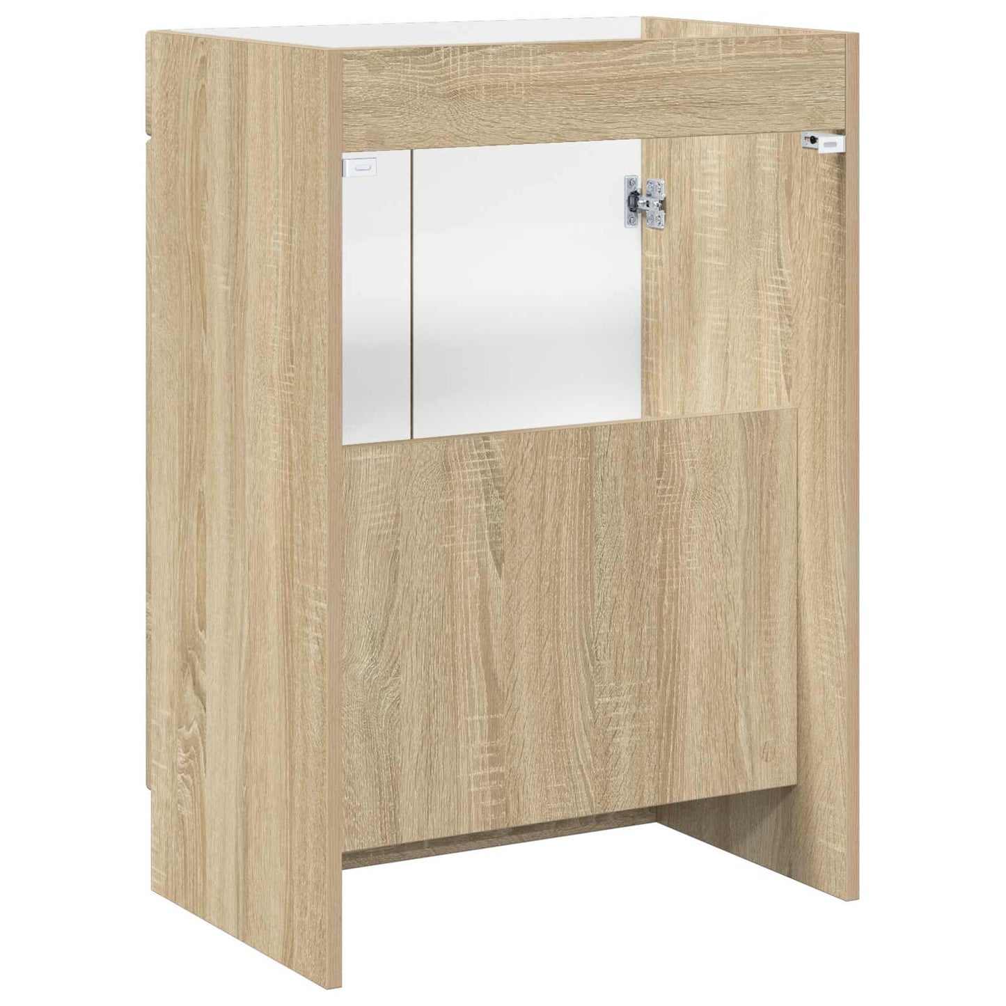 Bathroom under Sink Cabinet Sonoma Oak 78.5 x 37.5 x 81 cm