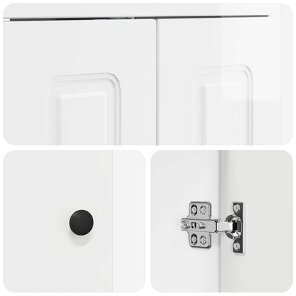 Bathroom under Sink Cabinet High Gloss White