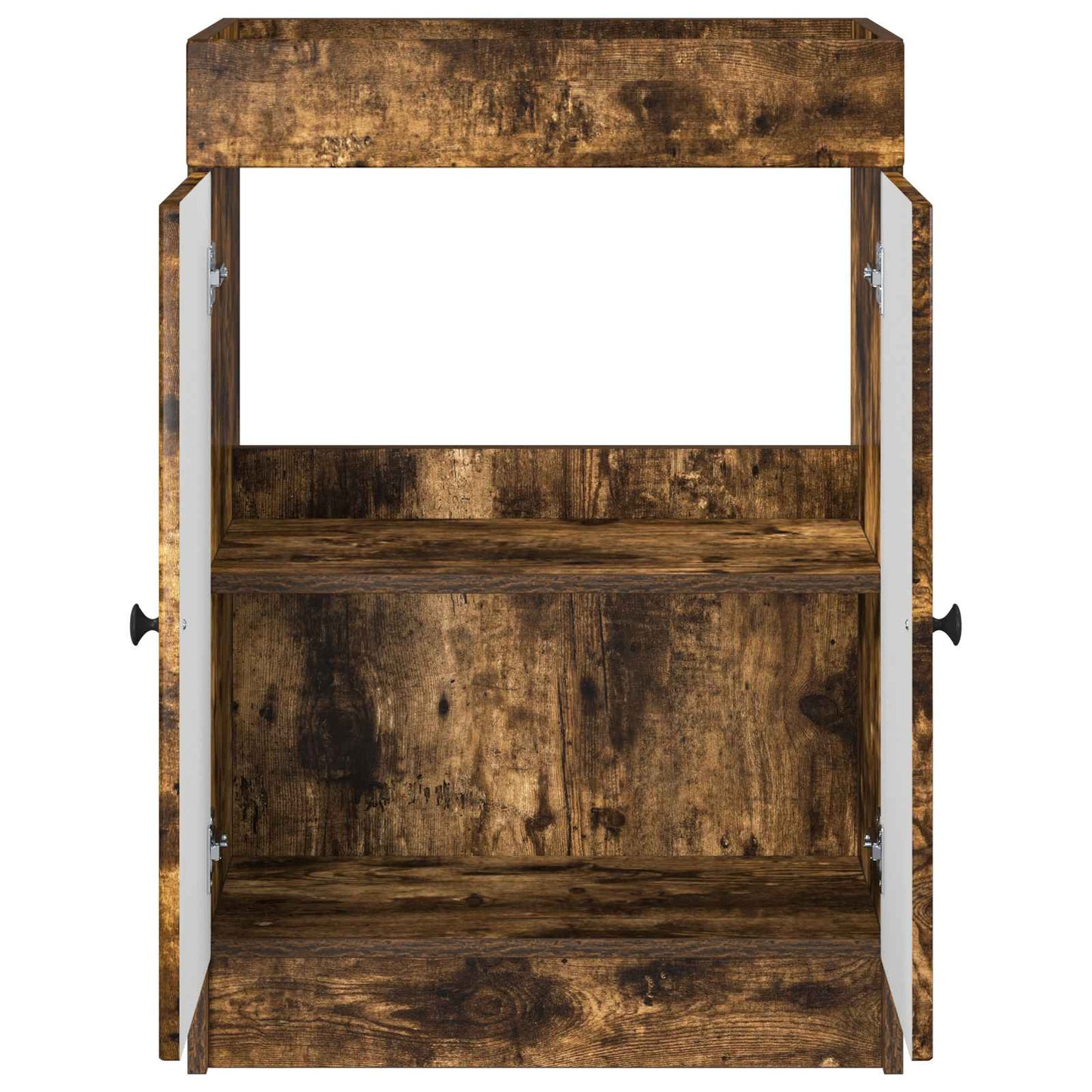 Bathroom under Sink Cabinet Smoked Oak 78.5 x 37.5 x 81 cm