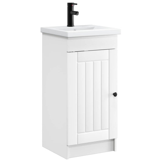 Bathroom Vanity with Sink White 42 x 40 x 84.5 cm