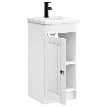 Bathroom Vanity with Sink White 42 x 40 x 84.5 cm