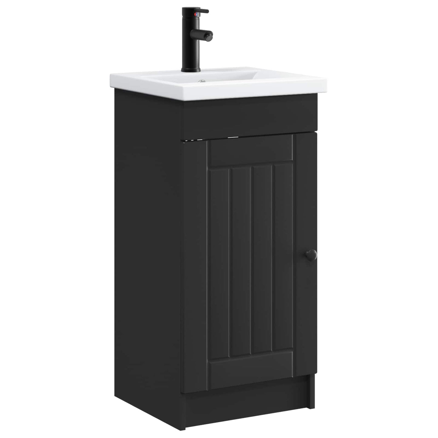 Bathroom Vanity with Sink Black 42 x 40 x 84.5 cm