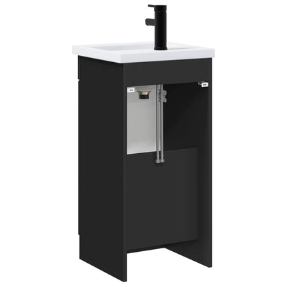 Bathroom Vanity with Sink Black 42 x 40 x 84.5 cm