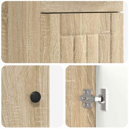 Bathroom Vanity with Sink Sonoma Oak 42 x 40 x 84.5 cm