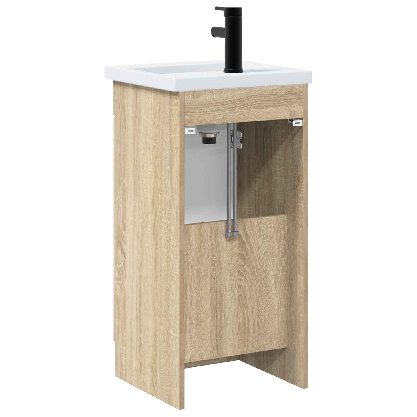 Bathroom Vanity with Sink Sonoma Oak 42 x 40 x 84.5 cm