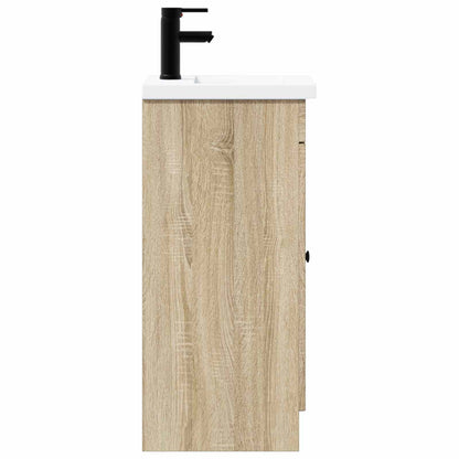 Bathroom Vanity with Sink Sonoma Oak 42 x 40 x 84.5 cm