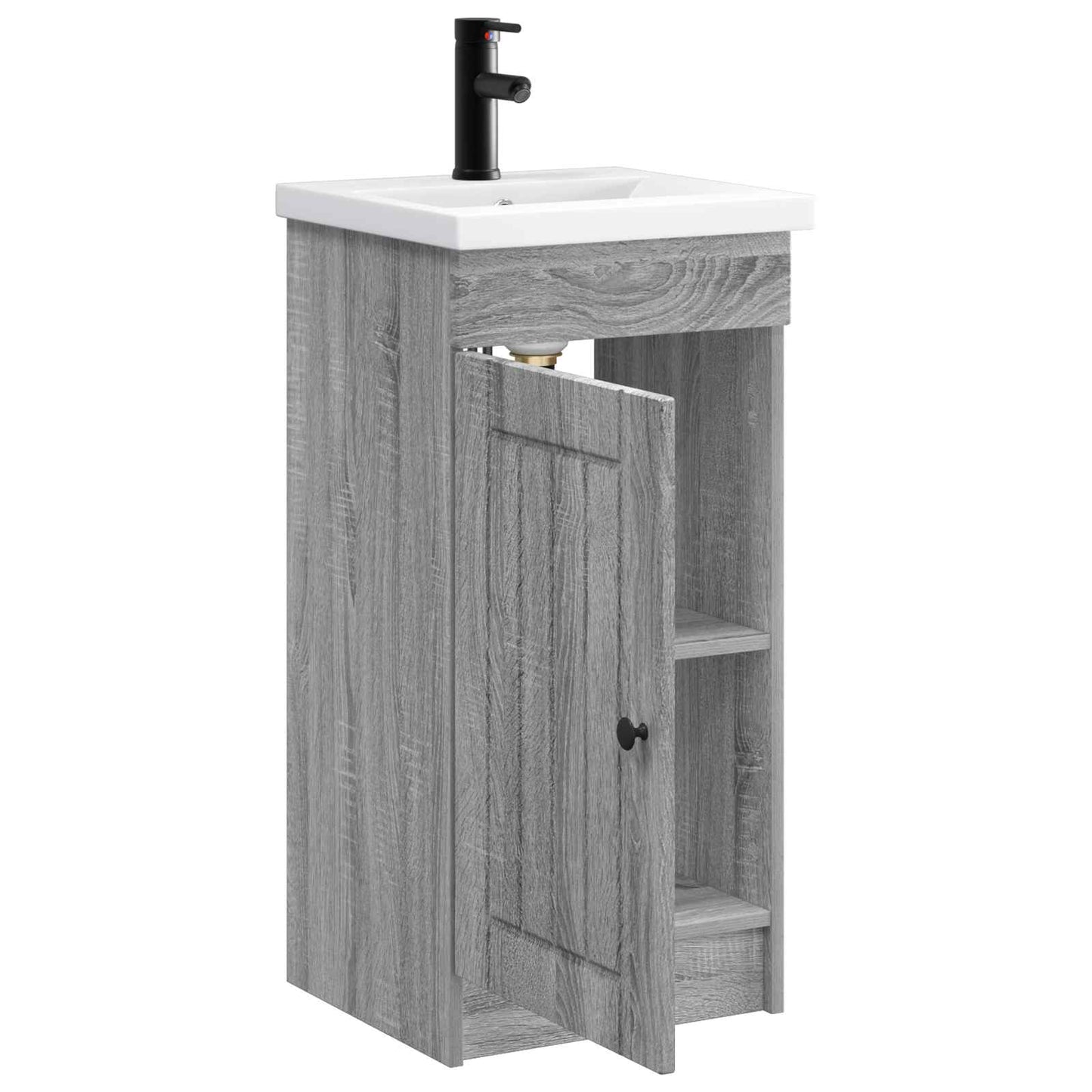 Bathroom Vanity with Sink Grey Sonoma 42 x 40 x 84.5 cm