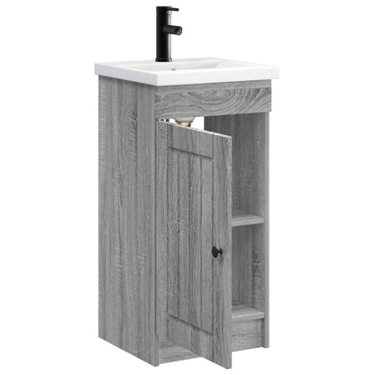 Bathroom Vanity with Sink Grey Sonoma 42 x 40 x 84.5 cm