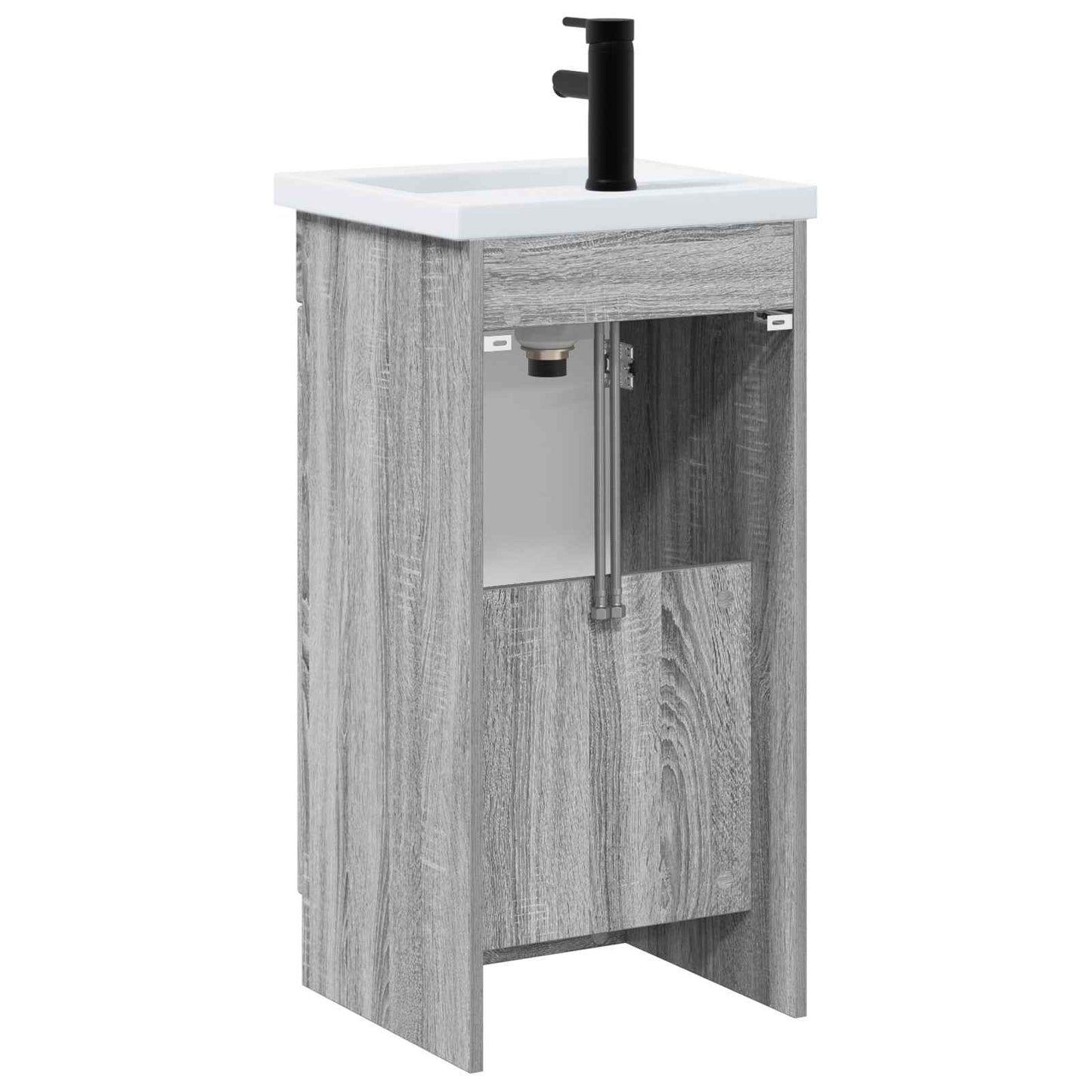 Bathroom Vanity with Sink Grey Sonoma 42 x 40 x 84.5 cm